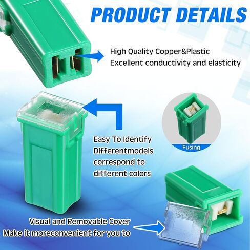 36 PCS CAR FUSE KIT FUSE FUSE و PULIRER PLIER RELAY مع أداة مزيل FUZE الصغيرة و 10 PCS 30/40 AMP 5-Pin 12V Relay Car Fuze Sway (اللون الكلاسيكي ، منخفض وطويل) in Kuwait