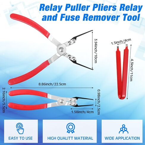 36 PCS CAR FUSE KIT FUSE FUSE و PULIRER PLIER RELAY مع أداة مزيل FUZE الصغيرة و 10 PCS 30/40 AMP 5-Pin 12V Relay Car Fuze Sway (اللون الكلاسيكي ، منخفض وطويل) in Kuwait