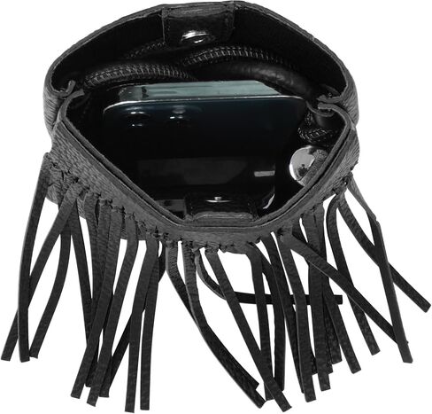 Women Mini Fringe Tassel PU Leather Crossbody Bag Hobo Bag Cell Phone Coin Purse Wallet in Saudi Arabia