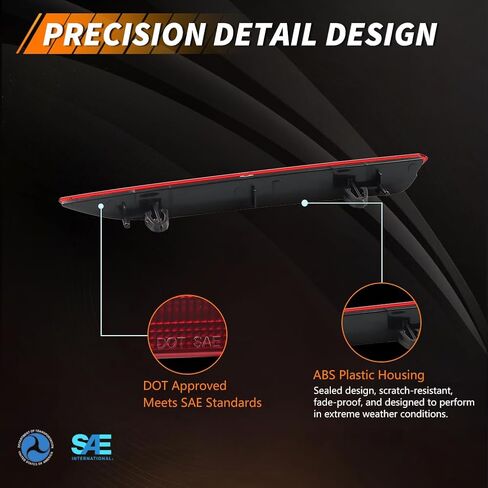 Rear Bumper Reflector Compatible with Fo-rd Taurus, Police Interceptor Sedan 2013-2019, [DOT] Rear Bumper Reflector Housing [No Bulbs], Replace OEM #DG1Z15A449B, FO1185104, 1 Pair, Smoked Lens in Saudi Arabia