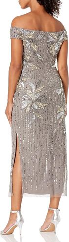 Adrianna Papell Women's Beaded Off Shoulder Gown in Saudi Arabia
