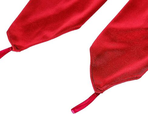 Seeksmile Women's Satin Fingerless Gloves 1920s 19" Long Opera Party Costume Gloves in Kuwait