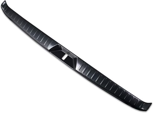 Beautost Fit for Toyota 2021 2022 2023 2024 2025 Sienna Rear Inside Bumper Sill Plate Guard Cover Trim Stainless Steel (Carbon Fiber Black) in Saudi Arabia