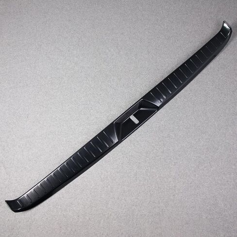 Beautost Fit for Toyota 2021 2022 2023 2024 2025 Sienna Rear Inside Bumper Sill Plate Guard Cover Trim Stainless Steel (Carbon Fiber Black) in Saudi Arabia
