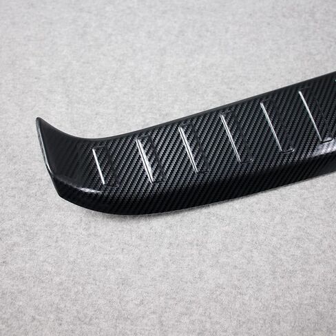 Beautost Fit for Toyota 2021 2022 2023 2024 2025 Sienna Rear Inside Bumper Sill Plate Guard Cover Trim Stainless Steel (Carbon Fiber Black) in Saudi Arabia