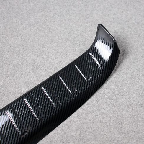 Beautost Fit for Toyota 2021 2022 2023 2024 2025 Sienna Rear Inside Bumper Sill Plate Guard Cover Trim Stainless Steel (Carbon Fiber Black) in Saudi Arabia