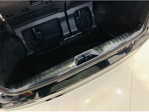 Beautost Fit for Toyota 2021 2022 2023 2024 2025 Sienna Rear Inside Bumper Sill Plate Guard Cover Trim Stainless Steel (Carbon Fiber Black) in Saudi Arabia