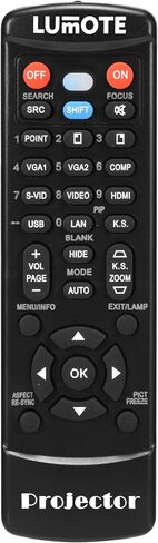 Replacement Remote for NEC NP-PA500U NP-PA550W PA600X PA500X PA853W-41ZL Projector Black in Kuwait