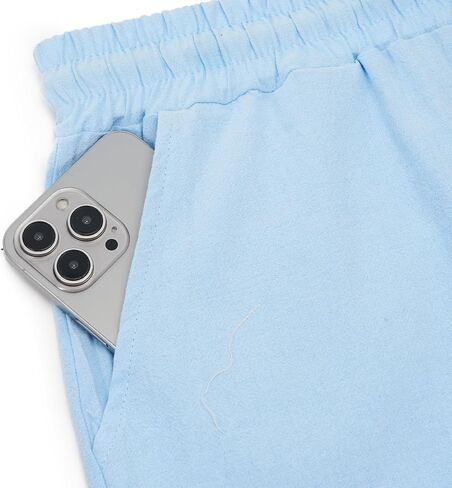 شورت شورت مانلووداني للرجال السراويل الصيفية شورت الخصر المرن مع الرباط in Kuwait