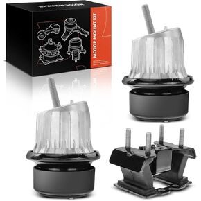 A-Premium 3PCS Engine Motor Mount Transmission Mount Set Compatible with Lexus GS300 2006, GS350 2007-2011, IS250 2006-2015, IS350 2006-2013, Automatic Transmission, Replace# 1236131201, 1236131200
