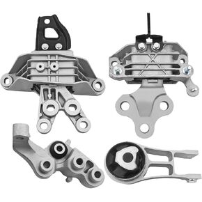 4PCS Engine Motor Mount & Transmission Mount Torque Strut Mount Fits for Chrysler Pacifica 2017-2024, Voyager 2020-2024 3.6L V6, Replace# 68224744AB, 68485537AA, 68224746AD, 68224742AA