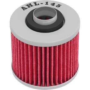 AHL 2 pack 145 Oil Filter Compatible with Yamaha XVS1100 V-Star Custom 1100 2002-2009 XVS1100 V-Star Classic 1100 1999-2009 XV250 Virago 250 1995-2009