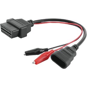 Fiat Alfa Lancia Professional Auto Car Diagnostic Connector 3 Pin to 16 Pin OBD2 Adapter Connector Diagnostic Cable Repair Tool OBD2 Connector Adapter Cable