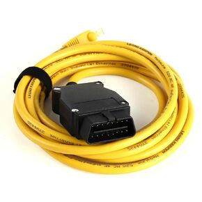 ENET Ethernet Cable for BMW OBD ICOM E-SYS ISTA Bimmercode F/G Series OBD2 Enet Cable, 6.6ft/2M
