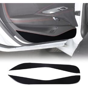 Car Door Anti Kick Panel Trim Cover Compatible with Chevrolet Corvette C8 2020-2024, Inner Door Anti Kick Decorative Panel Protection Accessories, 2PCS