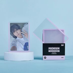 Toploaders Colored Border for KPOP الألبوم الضوئي ، 2.5 "× 3.5" (حزمة 25) (أرجواني)
