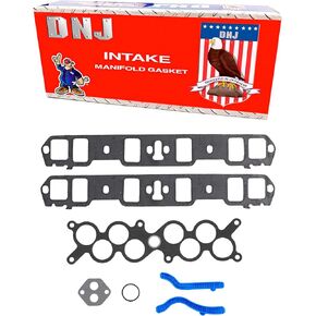 DNJ IG4114 Intake Manifold Gasket Set for 1993-2001 Ford Mercury Explorer Mountaineer Mustang 5.0L V8 16V OHV 302cid
