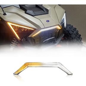 LED France Light Light ، LED Fang Light Front Grille متوافق مع RZR Pro R ، RZR Pro XP 2020-2023 ...