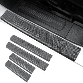 ABS Material Door Sill Protector for Ford Bronco 4 Door 2021-2025 Accessories Interior Door Entry Guard Cover Trim(Not for 2 Door and Bronco Sport)