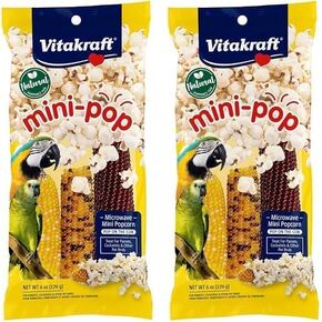 Vitakraft Mini-Pop Corn Cob Bird Treat 6 Ounce (Pack of 1)