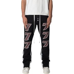 mnml Men's B589 Flare Fleece Contrast Denim