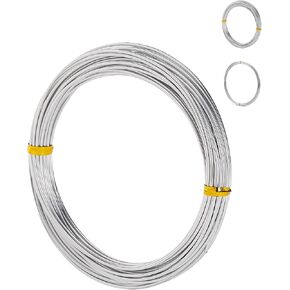 Mr. Pen- Aluminum Wire, 1.5 mm, 32.5 Feet, 1 Roll, Craft Wire, Metal Wire, Armature Wire, Crafting Wire, Bendable Wire, Wire for Crafts, Sculpting Wire, Doll Armature, Flexible Wire, Modeling Wire in Kuwait