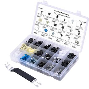 Rexka 327pcs Car Retainer Clips Fasteners Assortment-18 Most Popular Sizes Auto Push Pin Rivets for BMW G20 3 Series 2018-2022 - Door Clips Trim Clips Bumper Clips Fender Clips