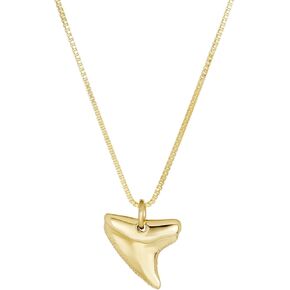 Jewelry: Jaws Necklace for Women – Lifetime Color Guarantee – Waterproof, Non-Tarnish, Hypoallergenic, Gold PVD Coated – Perfect for Beach, Weddings, Holiday Gifts – Small - Large Sizes