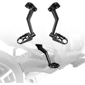 Passenger Footpegs for Ryker Tricycle Pegs Adjustable Rear Footrest for Can-Am Ryker 600 900 Rally Sport Models 2019-2025 Accessories (MAX Mount 219400800 Required)