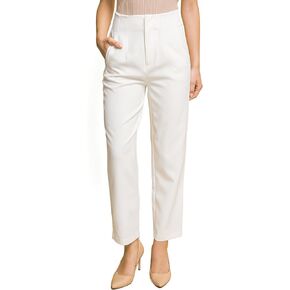 Love Tree Womens Juniors High Waist Slim-Fit Trouser Ankle-Length Dress Pants in Kuwait