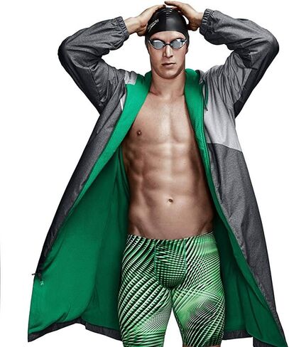 Speedo Standard Parka Jacket Fleece Lined Colors, 2.0 Team Black, 3X-Small in Saudi Arabia