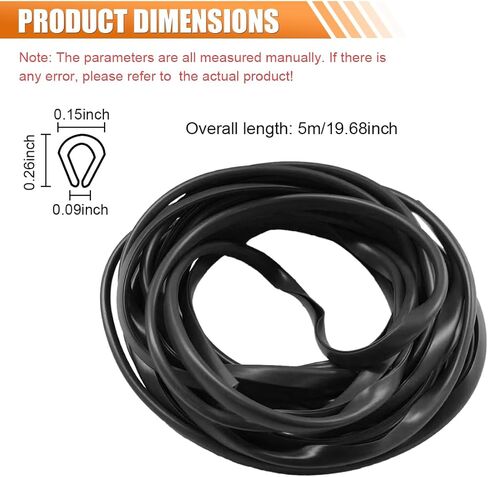 16Ft/5M Car Door Edge Guards, U Shape Edge Trim Car Door Edge Protector, Self Adhesive Rubber Seal Car Door Protection Scratch Strip, Universal Door Guards for Most Cars (Clear) in Kuwait