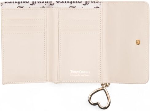 Juicy Couture Double Sided Trifold Wallet (Liquorice Heart Quilt), 13JCCECJC in Saudi Arabia