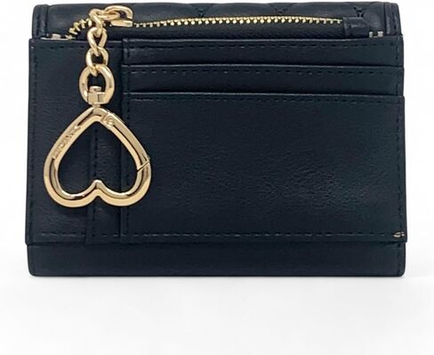 Juicy Couture Double Sided Trifold Wallet (Liquorice Heart Quilt), 13JCCECJC in Saudi Arabia
