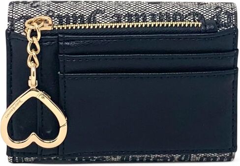 Juicy Couture Double Sided Trifold Wallet (Liquorice Heart Quilt), 13JCCECJC in Saudi Arabia