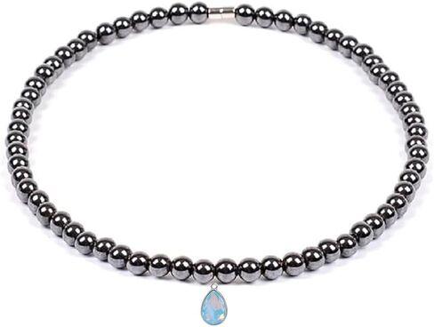 Magnetic Necklace Magnetic Hematite Necklac for Woman for Man Better Health Gift for Family with DIY Pendant in Saudi Arabia