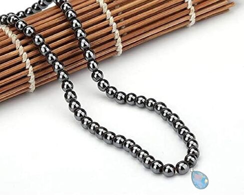Magnetic Necklace Magnetic Hematite Necklac for Woman for Man Better Health Gift for Family with DIY Pendant in Saudi Arabia