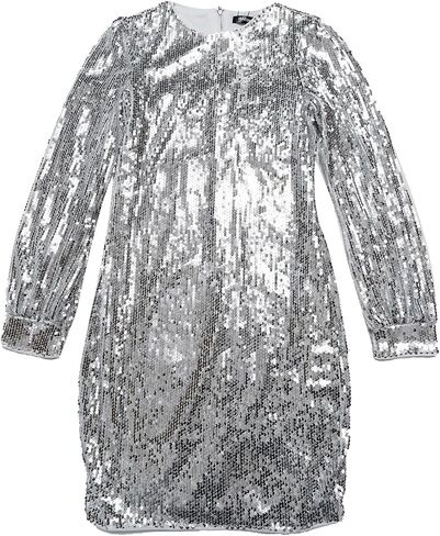 Allegra K Sequin Dress for Women's Lantern Long Sleeve Sparkle Bodycon Party Club Mini Dresses in Saudi Arabia