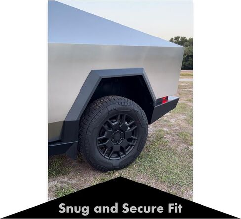 قبعات مركزية العجلات الأساسية الممتازة (4pcs) وأغطية الجوز العروة (24pcs) لـ Tesla Cybertruck | متوافق مع العجلات الأساسية طوال الموسم وعجلات الإنترنت في جميع التضاريس (أسود غير لامع) مصنوعة في الولايات المتحدة الأمريكية in Kuwait