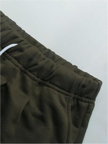 Verdusa Men's Wide Leg Drawstring Waist Knee Length Bermuda Shorts with Pocket in Saudi Arabia