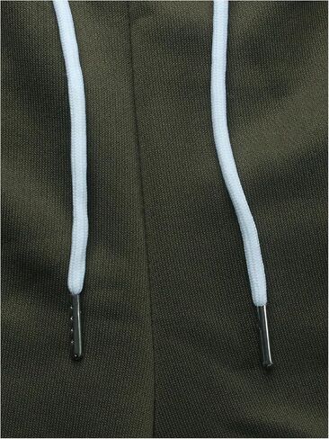 Verdusa Men's Wide Leg Drawstring Waist Knee Length Bermuda Shorts with Pocket in Saudi Arabia