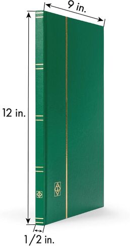 Lighthouse Hardcover Stamp Album Stockbook With 64 Black Pages, Blue, LS4/32 in Kuwait