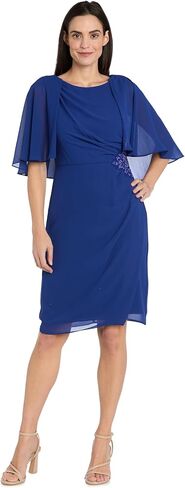 R&M Richards Women's Geo Noir Wrap Dress in Saudi Arabia