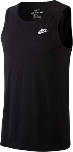 Nike NSW Futura Embossed Club Tank Top Black/White MD in Saudi Arabia