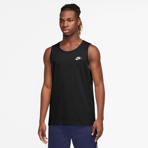 Nike NSW Futura Embossed Club Tank Top Black/White MD in Saudi Arabia