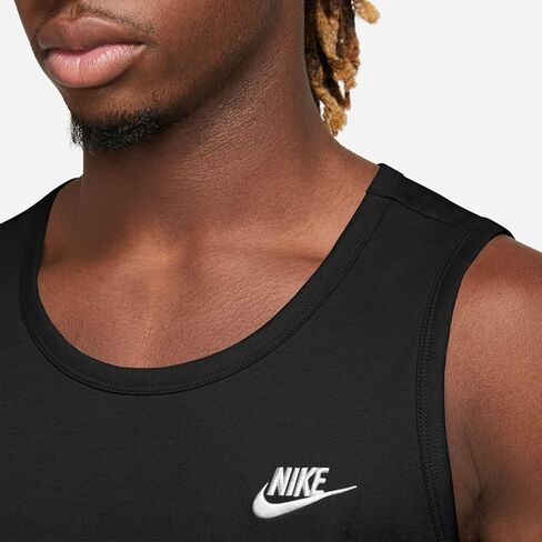 Nike NSW Futura Embossed Club Tank Top Black/White MD in Saudi Arabia