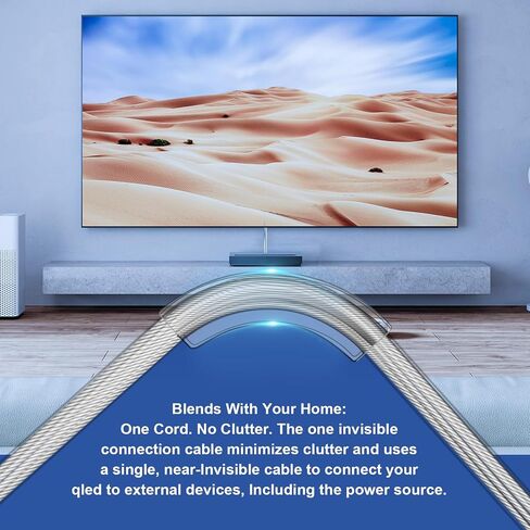 كيبل توصيل واحد بديل BN39-02470A لتلفزيون سامسونج QN75LS03TAFXZA وQN43LS03TAFXZA وQN55LS03BAFXZA وQN55LS03AAFXZA وQN75Q90RAFXZA وQN49LS03RAFXZA وQN55LS03TAFXZA N65Q9 N60RAFXZA,QN50LS03AAFXZA in Kuwait