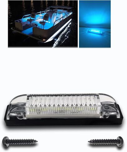 3.9" Trailer LED Side Marker Lights Pink Cruiser Tail Light Bar IP67 Waterproof Indicator Grill Lights 12V with Stainless Steel Screws for Lorry, Van or Truck, RV, Motorbike in Saudi Arabia