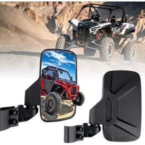 UTV Mirrors Fit Can-am Defender, Compatible with Polaris Ranger General 1000 Can-Am Maverick Trial CFMOTO UFORCE W/Profiled Tube Side Mirror, Folding and Resetting, Improving Safety Driving Experience