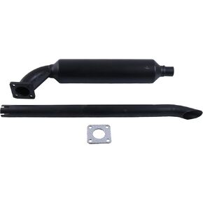 كاتم الصوت وأنابيب العادم DVPARTS W/GASKET 66361-54510 66361-54512 67800-53410 متوافق مع KUBOTA B2150D B2150E B2150HSD B2150HSE B9200D B9200HST-D B9200HST-E